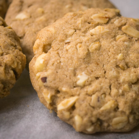 Galletas de almendras, maní y avena
